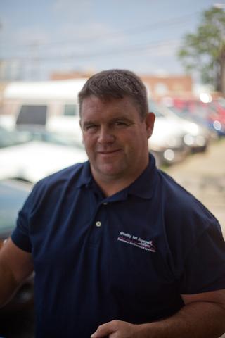 Jack Jamison prepares for service truck inspections