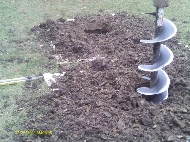 Preparing Earth Anchors