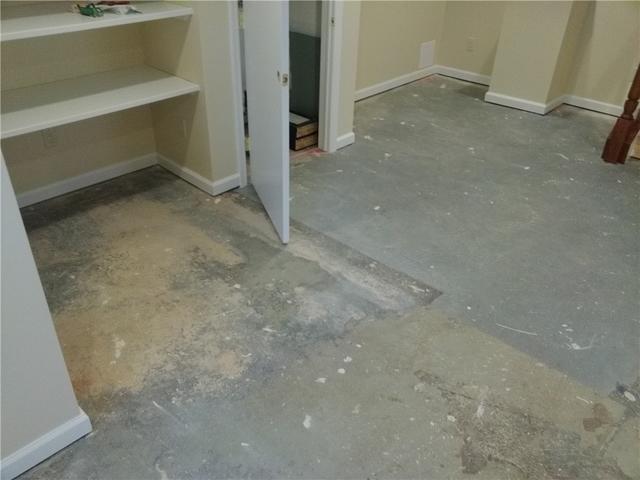 Bare Basement Floor in Westfield