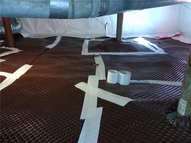 Spring Lake Moisture Barrier Installation