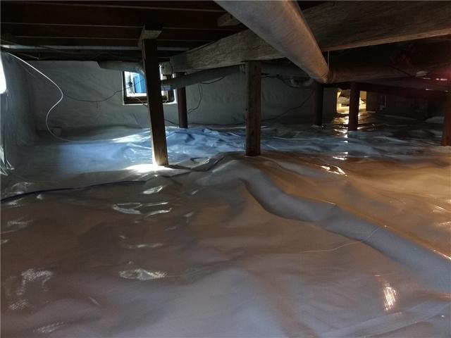 Crawl Space Encapsulation System in Spring Lake