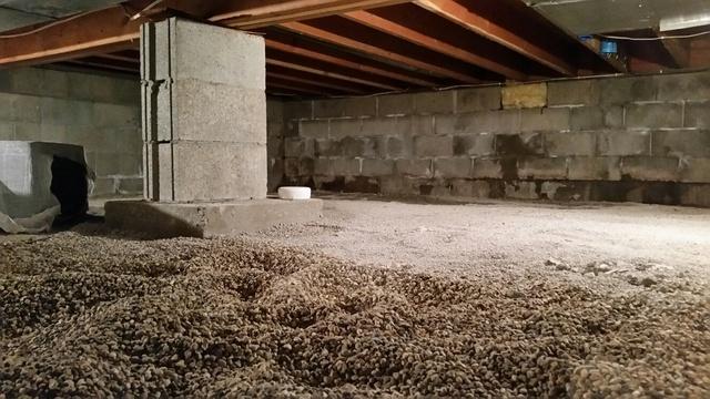 Exposed Crawl Space