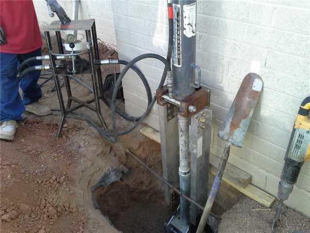 Foundation Pier Placement