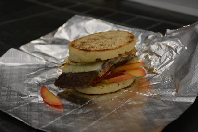 Apple Scrapple Sandwich