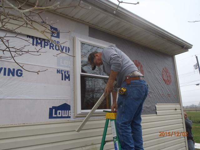 Homeowner's were suffering from leaky and drafty windows. Dr. Energy Saver will remove the old windows and replace them with Sunrise Windows. 