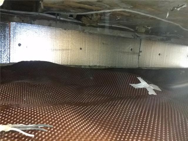 Drainage Matting Installed