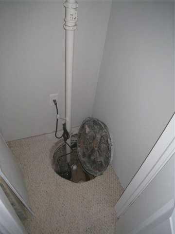 Old Sump Pump in Livingston, NJ
