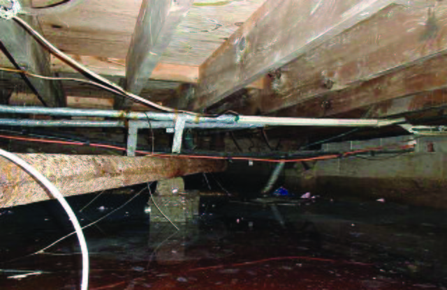 Flooded Crawl Space