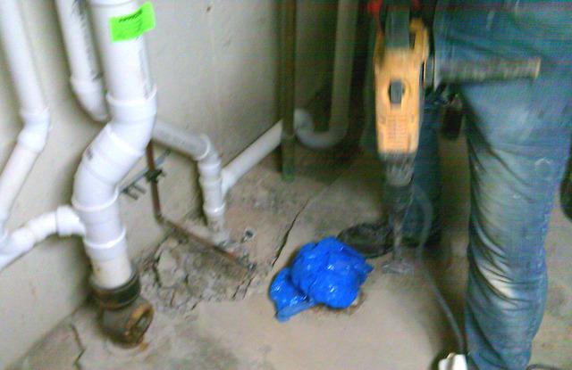 Beginning WaterGuard Installation 