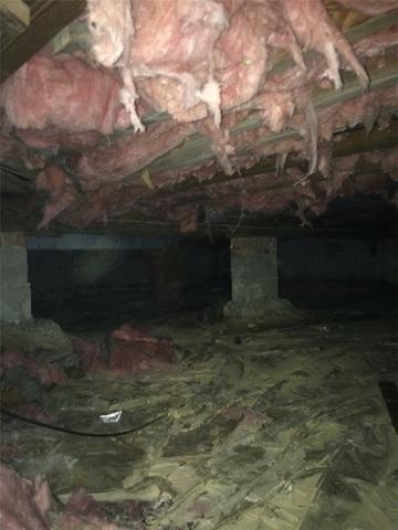 Falling insulation