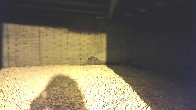 Exposed Crawl Space