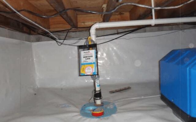 Sump Pump and Dehumidifier