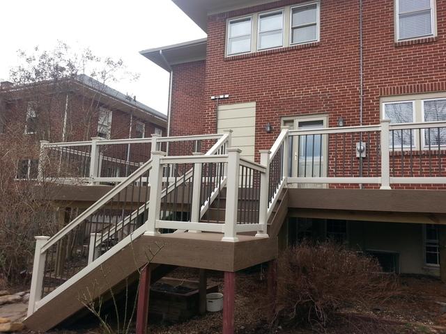 We also installed 12" drop girters and 6" x 6" support columns so that the deck could properly support weight, as the previous structure was unable to. 