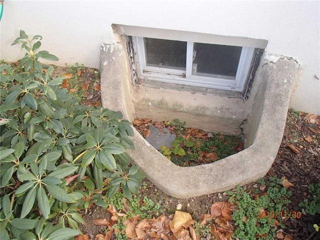 Old basement window
