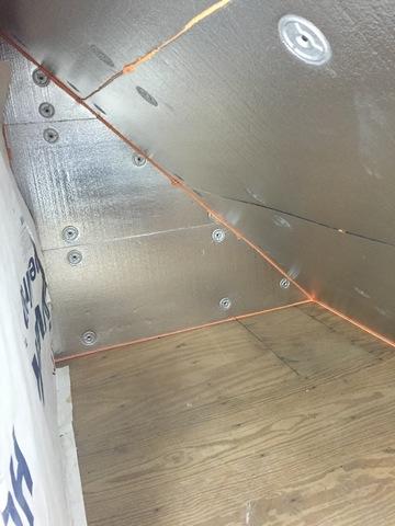 Kneewall Insulation With SilverGlo