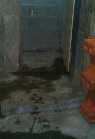 Wet Stairway Entrance