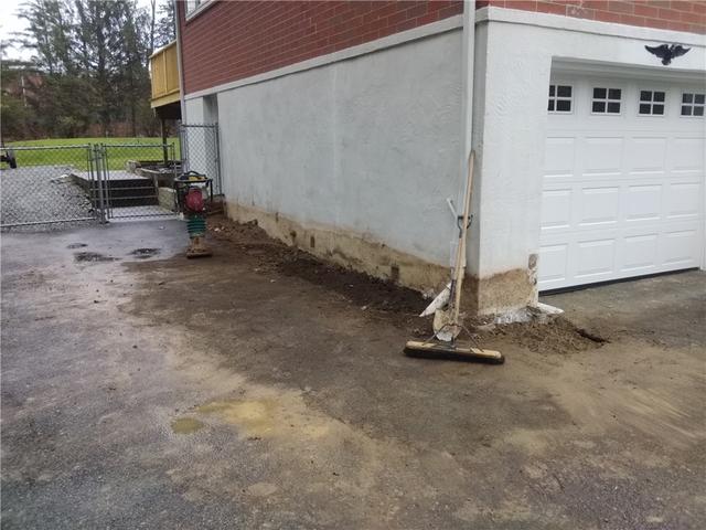 <p>With the push pier system this foundation is now fixed and sturdy. The corner of the garage is no longer sinking.</p>