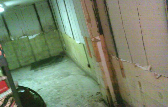 Basement Before Waterproofing