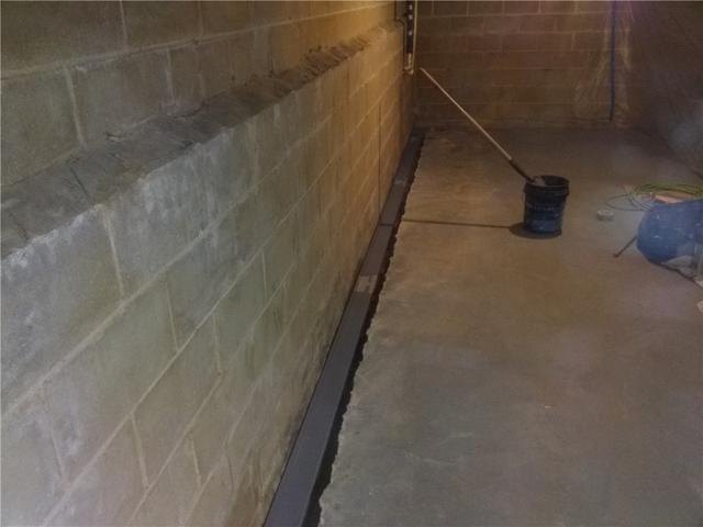 Internal Basement Drain in Marlboro
