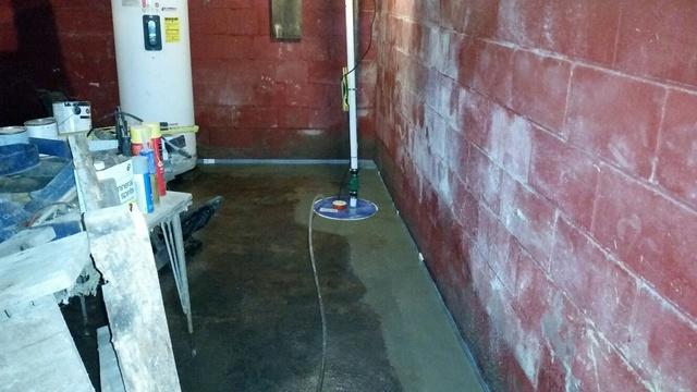 Basement Waterproofed