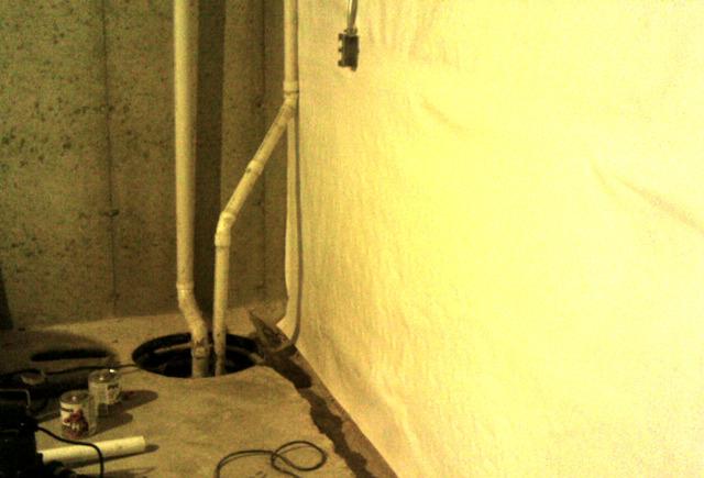 Old Sump Pump