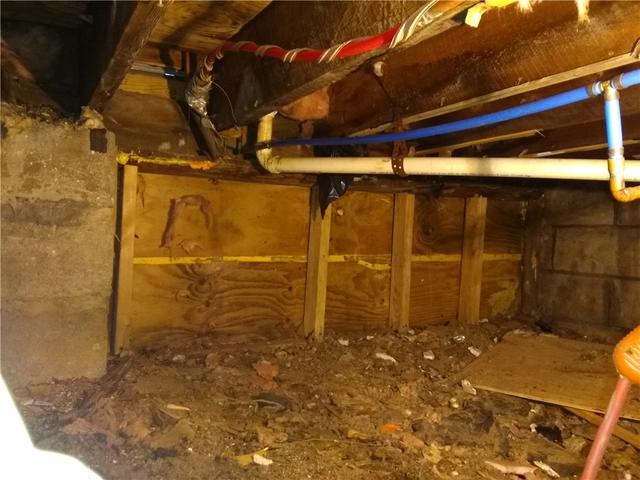 Drafty, Cold Crawl Space in Union County, NJ