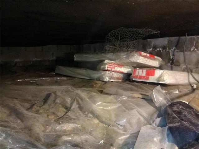 Damaged Crawl Space Insulation