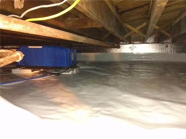 Lowered Crawl Space Humidity