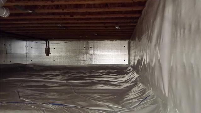 CleanSpace Vapor Barrier Installed