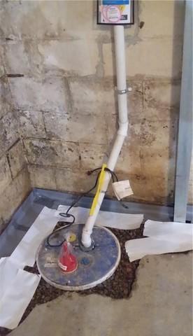 SuperSump Removes Water from Leaking Basement