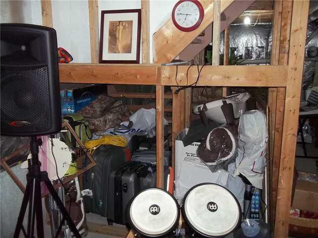 Great picture of the underneath of the stairs in this Albany, New York home.