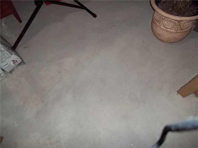 Here is the cold basement floor in this Albany, New York home before finishing it