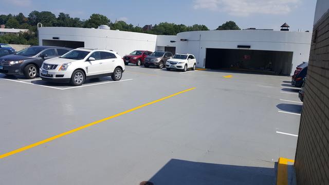 Completed Garage Deck Coating in Bristol, CT