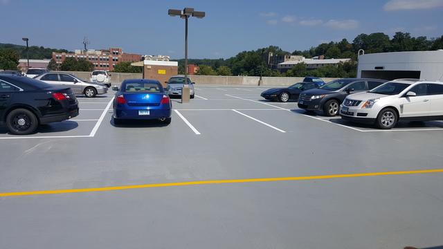 Completed Garage Coating Project in Bristol