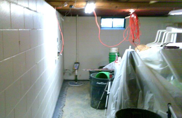 Basement Almost Waterproofed 