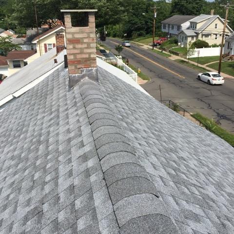 New Roof Ridge and Chimney
