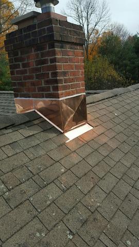 Smart Care Exteriors Photo Album Copper Flashing Install In Monroe Ct