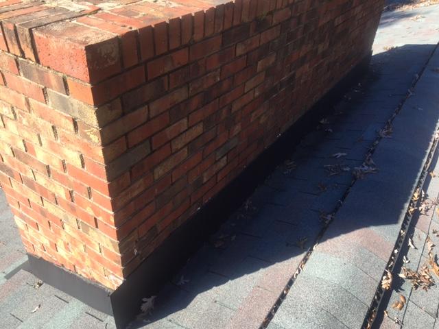 Before photo of the Chimney without cricket.