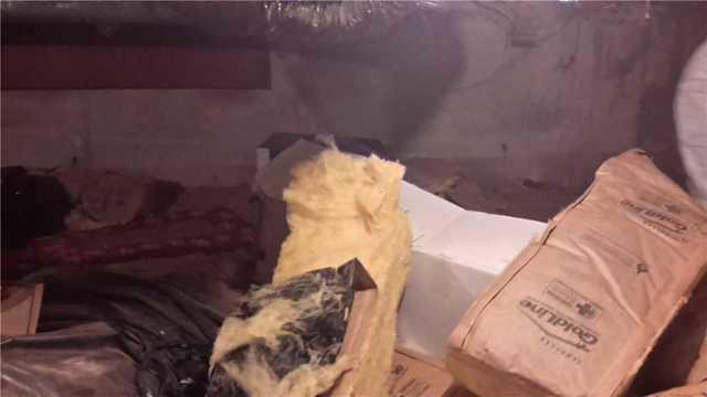 Fallen Crawl Space Insulation in Lumberton