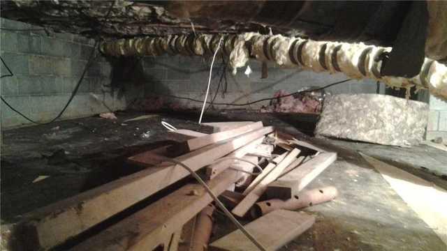 Dingy, Dirty Crawl Space