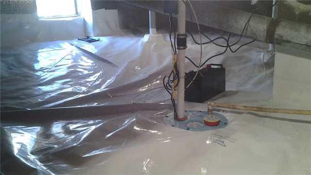 No More Dirt Floors in Crawl Space