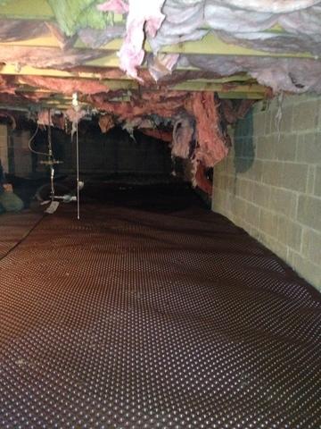 Drainage Matting Installation