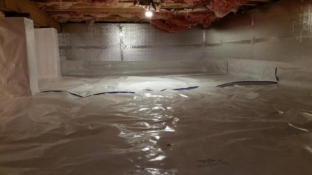 Fully Encapsulated Crawl Space