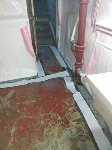 Basement Drain Installation