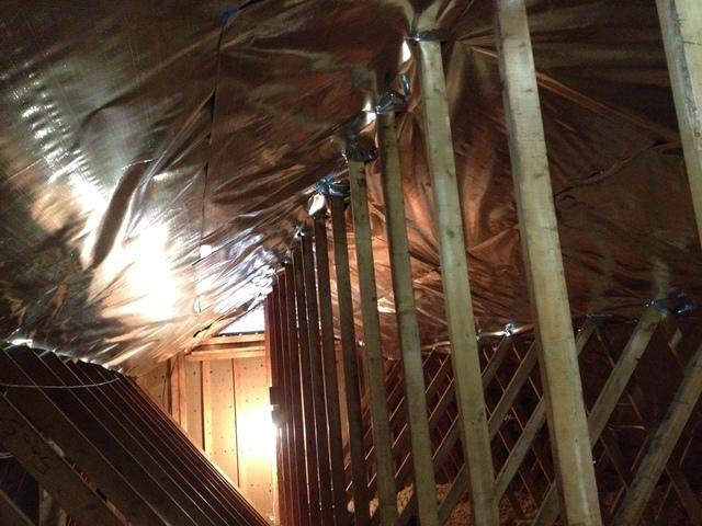 Radiant Barrier Installed