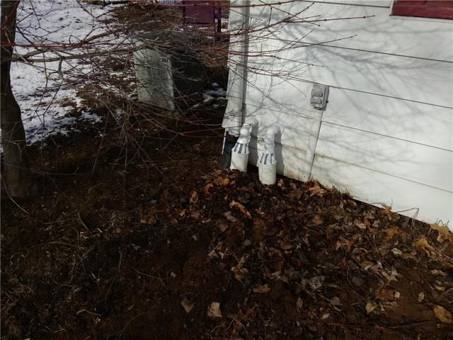 Neat and Clean Basement Water Discharge Line