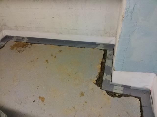 Basement Water Drain in Mountainside