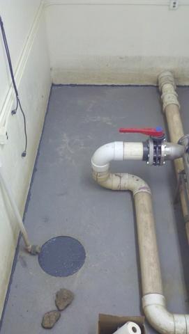 <p>Water treatment plant flooding often due to high water table and reservoir adjacent to building.&nbsp; A french drain was installed and a Sump pump system to move water out of the building and protect equipment. </p>