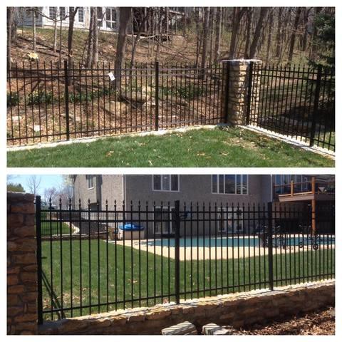 Ashville Aluminum style Fence