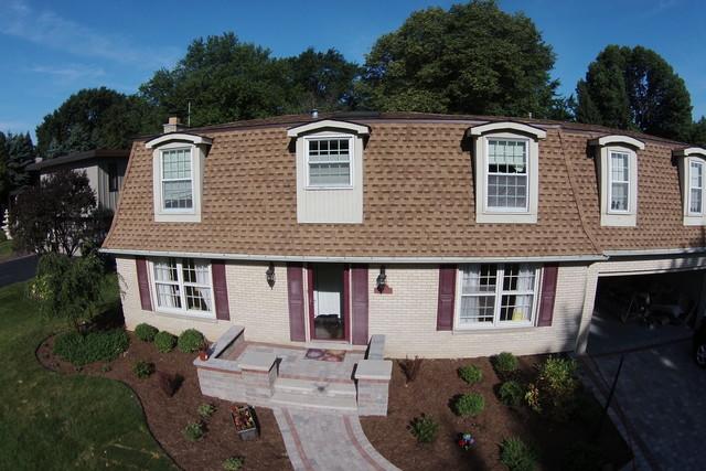 The before picture was of a very dated looking house